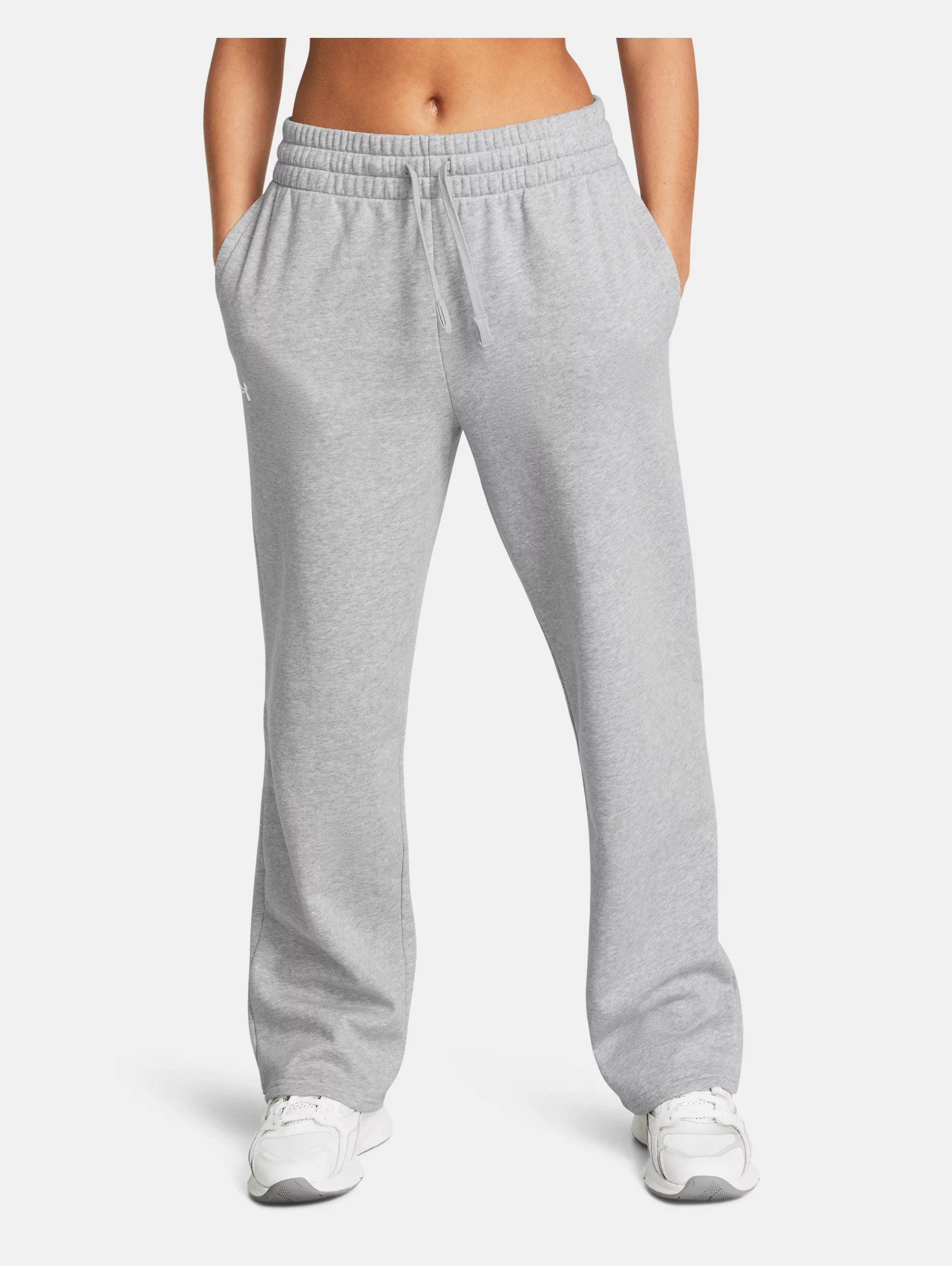 Women's UA Rival Fleece Straight Leg Pants - 2