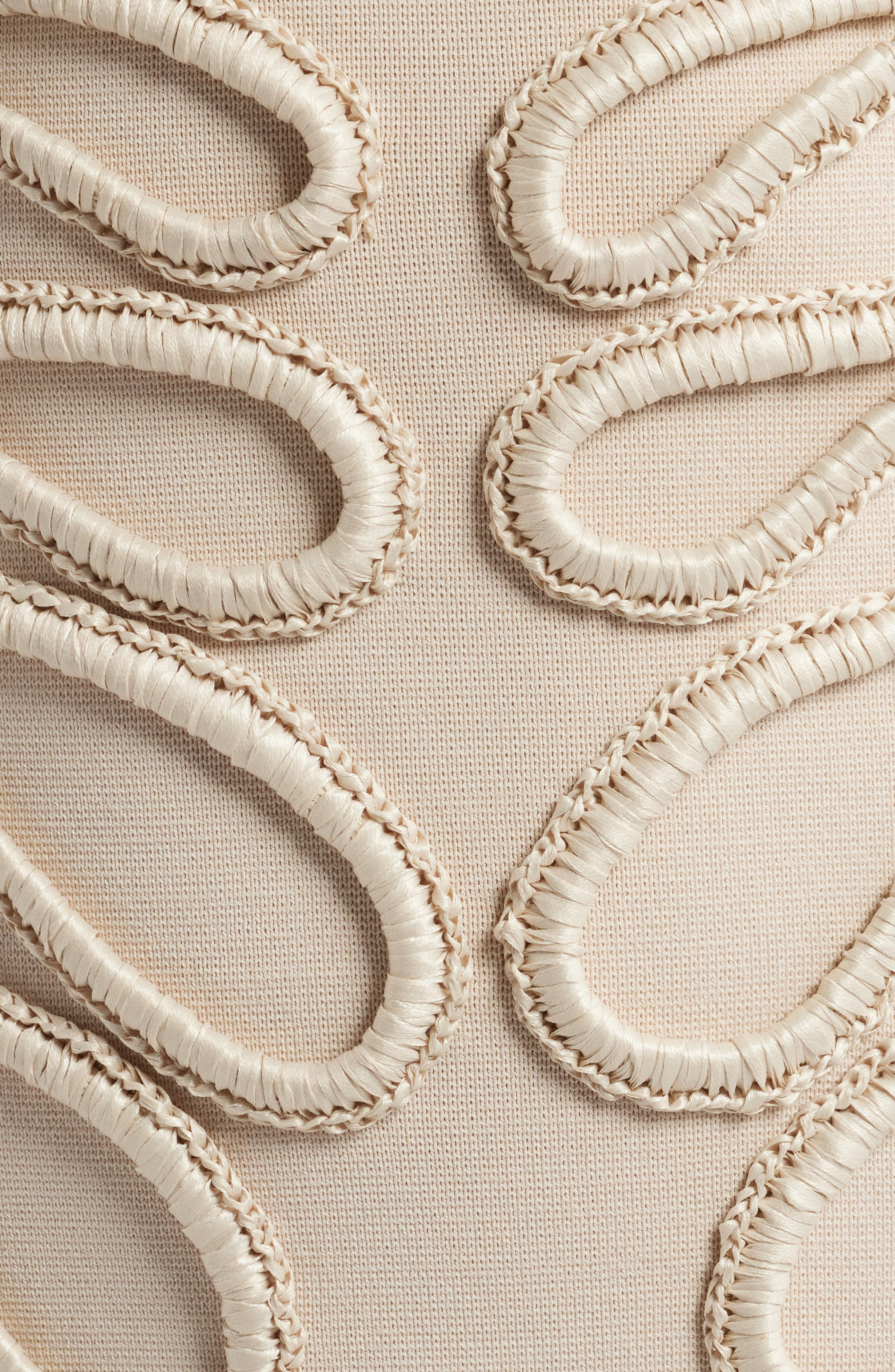 Cult Gaia Aimee Soutache Detail Knit Minidress in Beach at Nordstrom - 6
