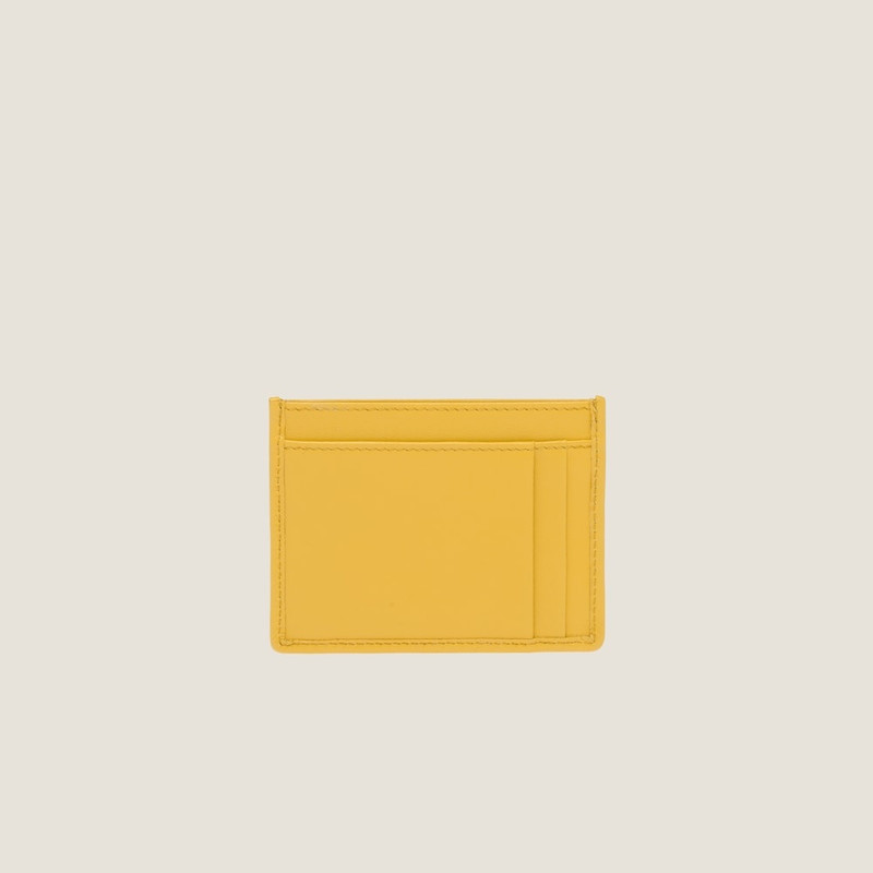 Miu Miu Matelassé nappa leather card holder outlook