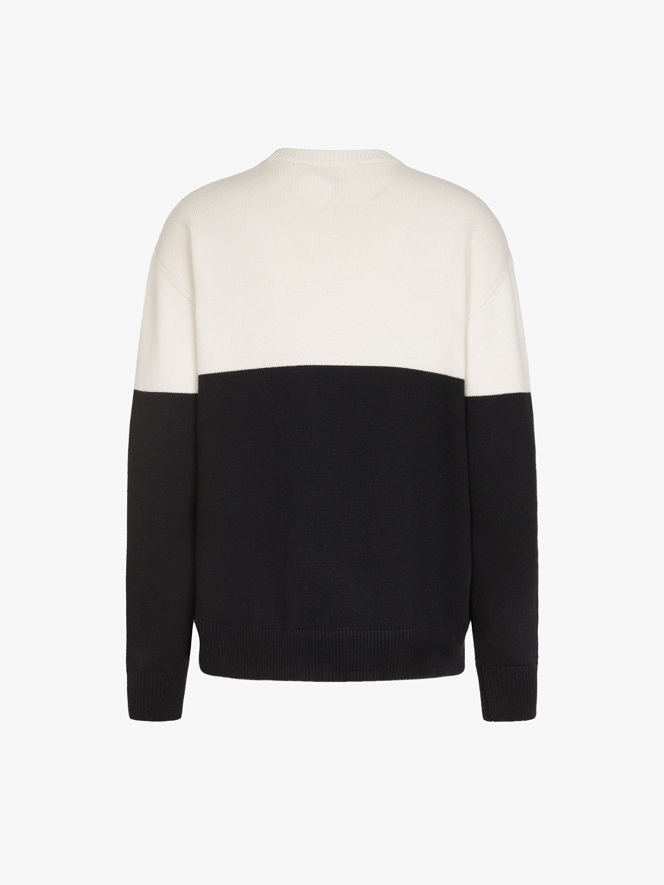 TWO TONE SWEATER IN CASHMERE - 4