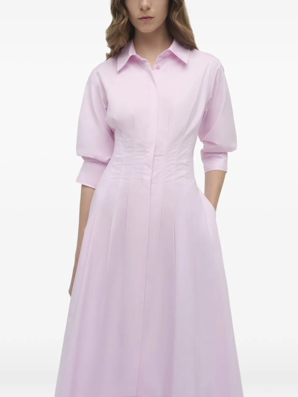 Jazz shirt midi dress - 1