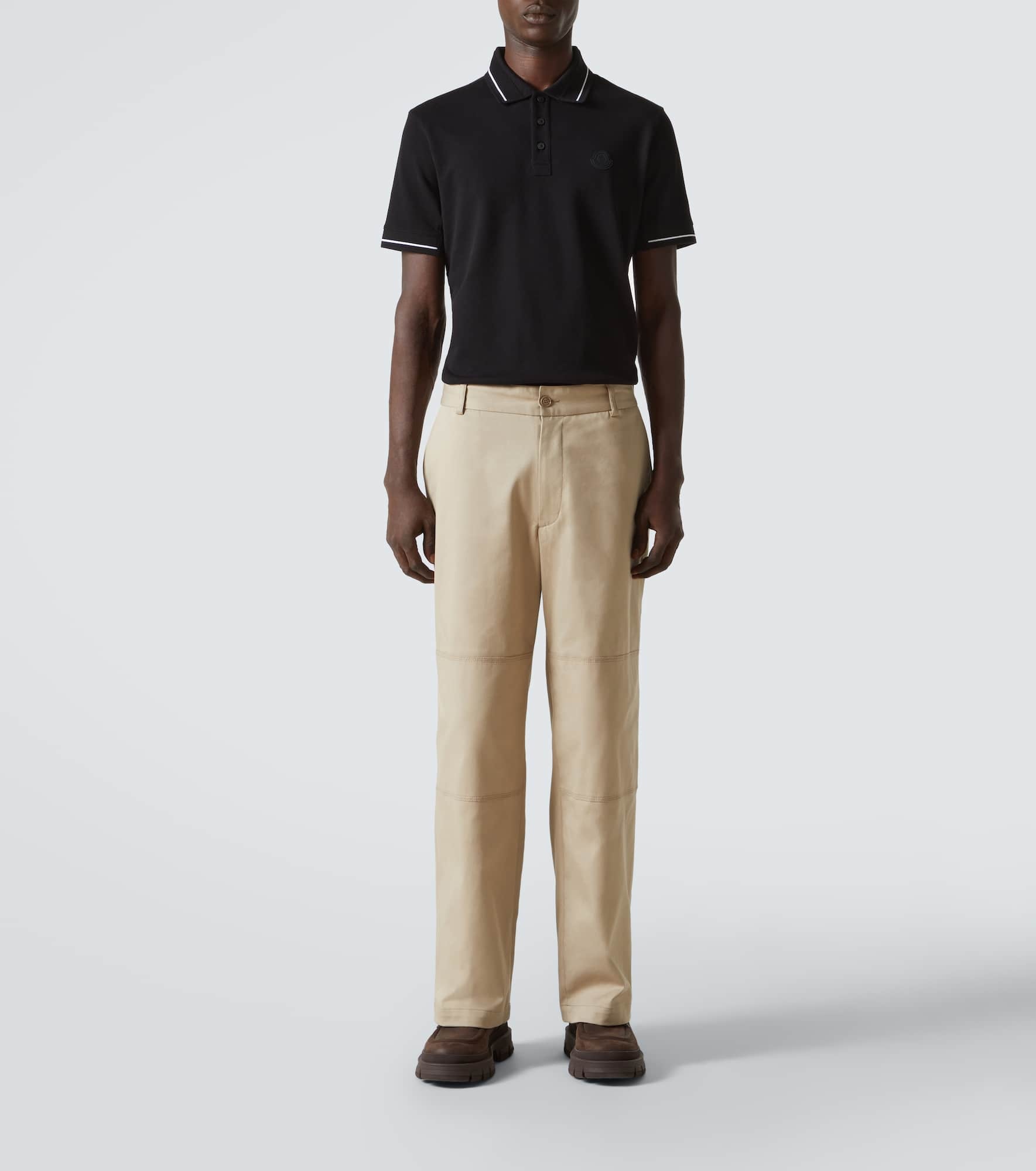 Logo cotton piqué polo shirt - 2