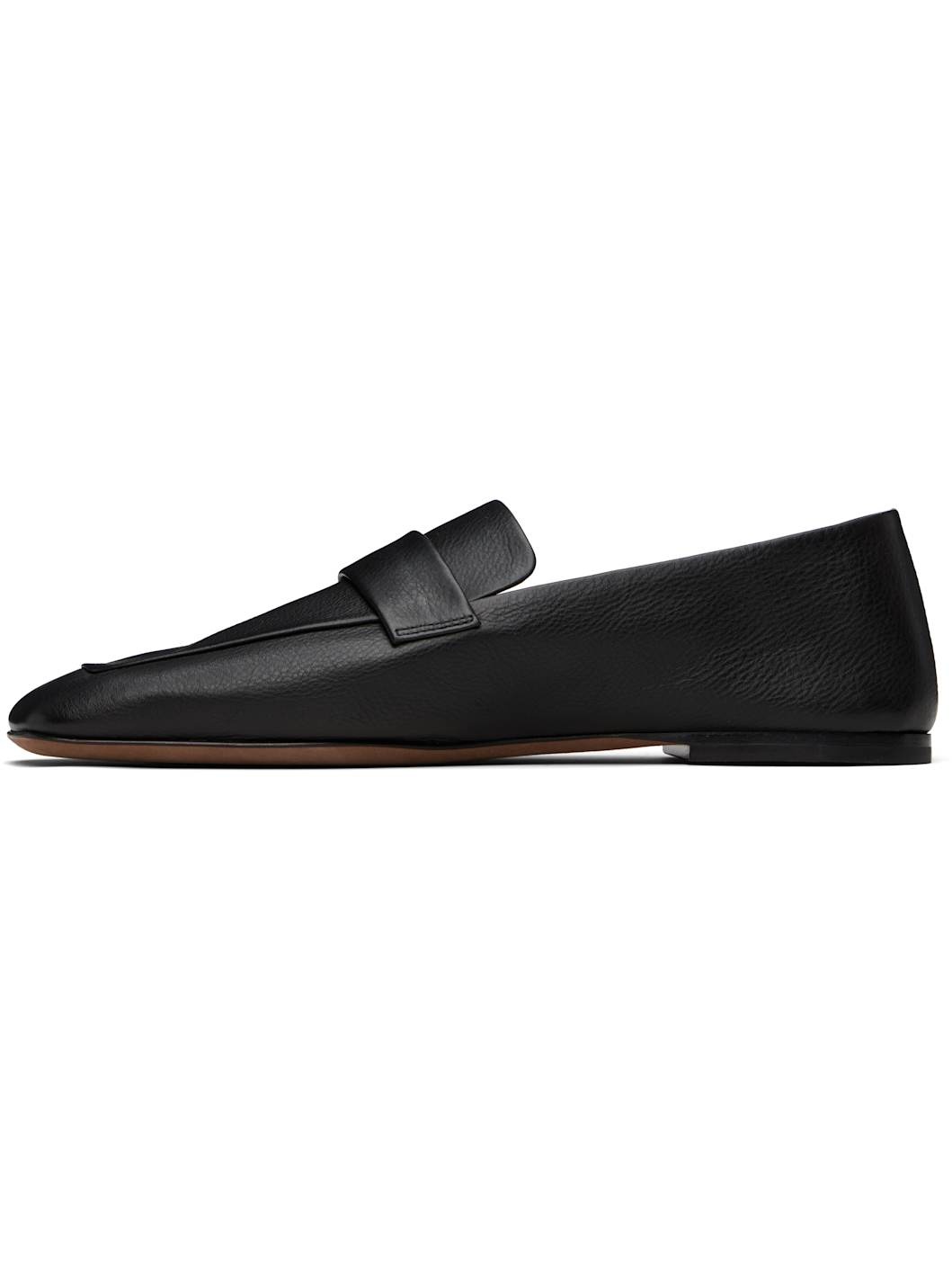 Black Square Loafers - 3
