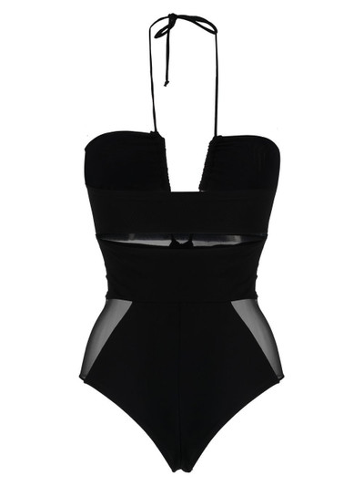 NENSI DOJAKA sheer-panelled cut-out swimsuit outlook