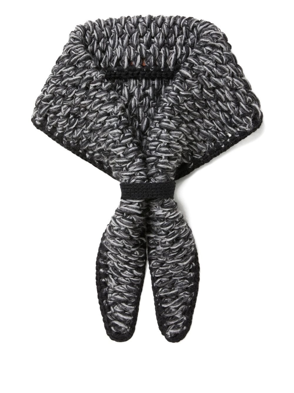 knitted wool scarf - 2
