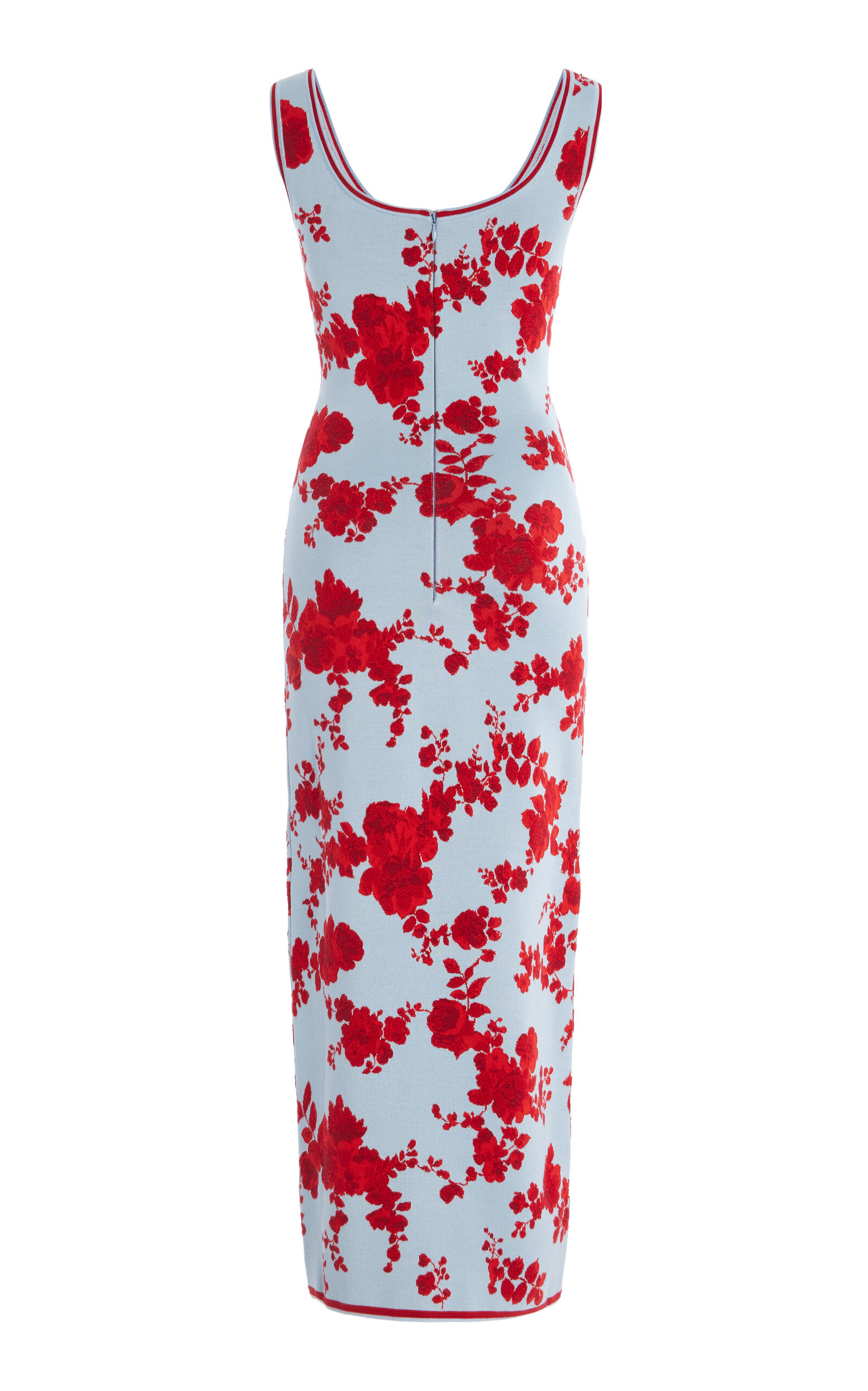 Knit Silk Jacquard Midi Dress multi - 5