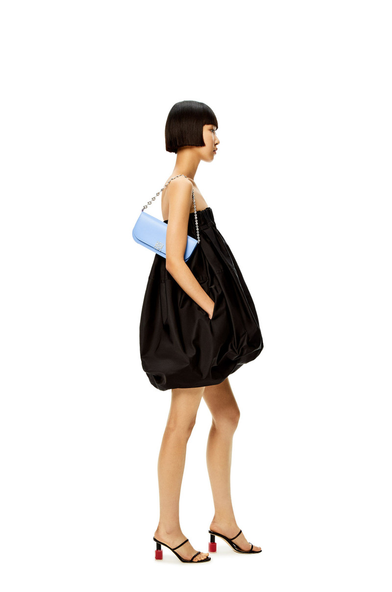 Loewe Goya Long Clutch in silk calfskin with chain outlook