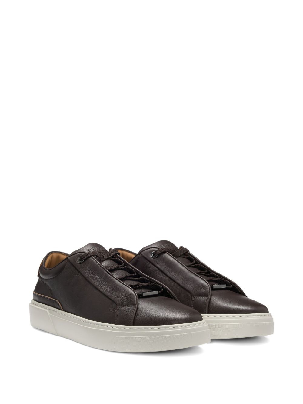Gary leather lace-up sneakers - 2