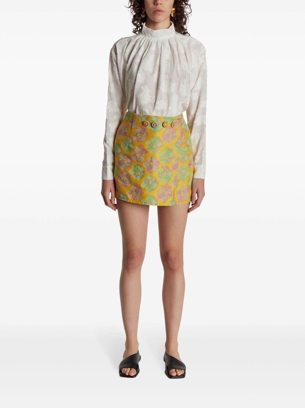 all over floral shorts - 2