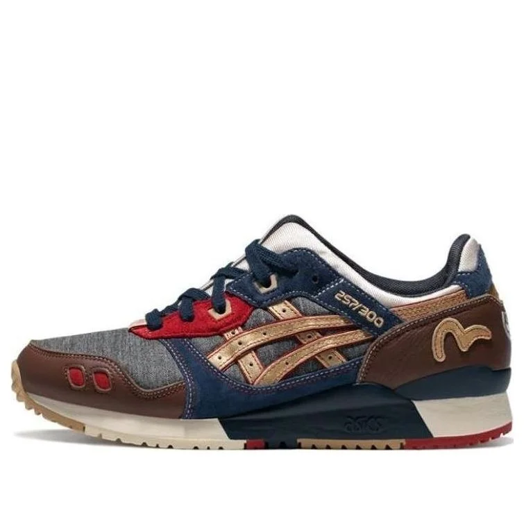ASICS Gel-Lyte 3 300 x EVISU 'Gray Blue Dark Brown' 1203A301-500 - 1