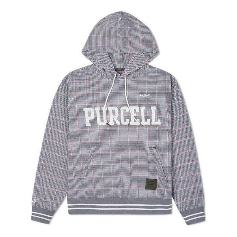 Converse x Todd Snyder Crossover Series Plaid Po Sports Pullover Couple Style Gray 10023349-432 - 1