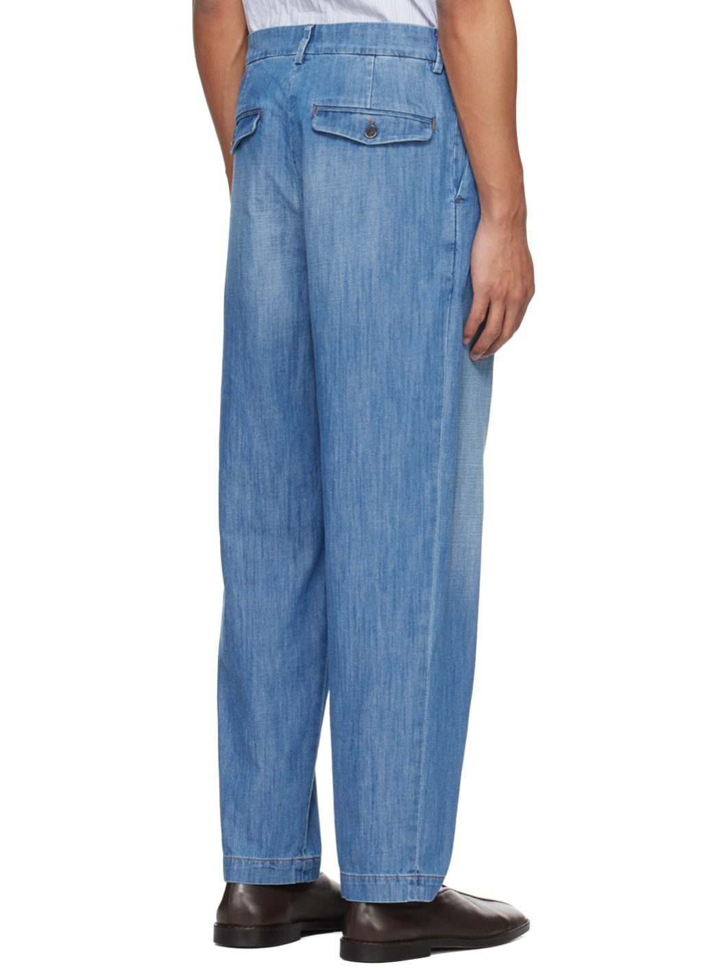 Blue Faded Jeans - 3