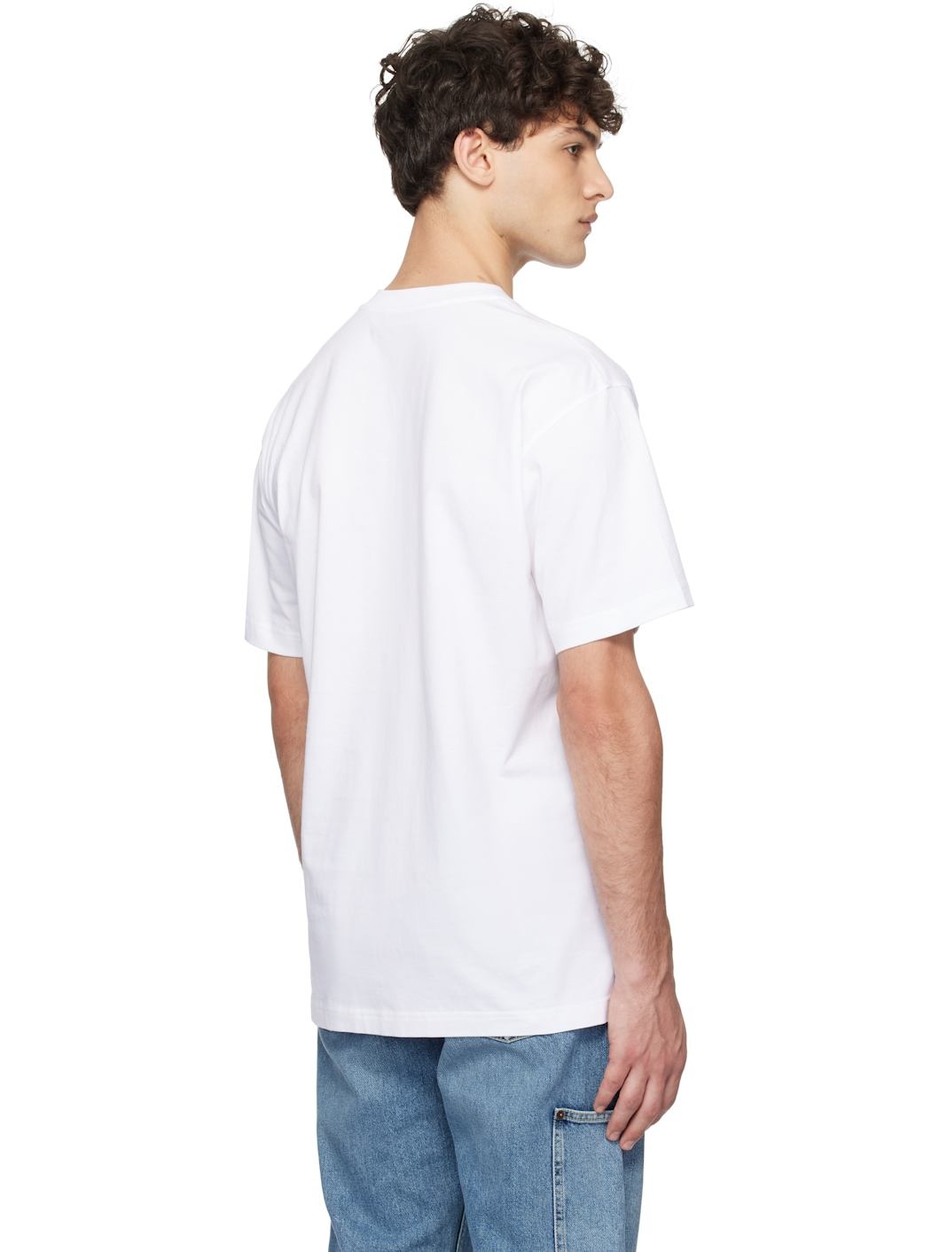 White Message Print T-shirt - 3