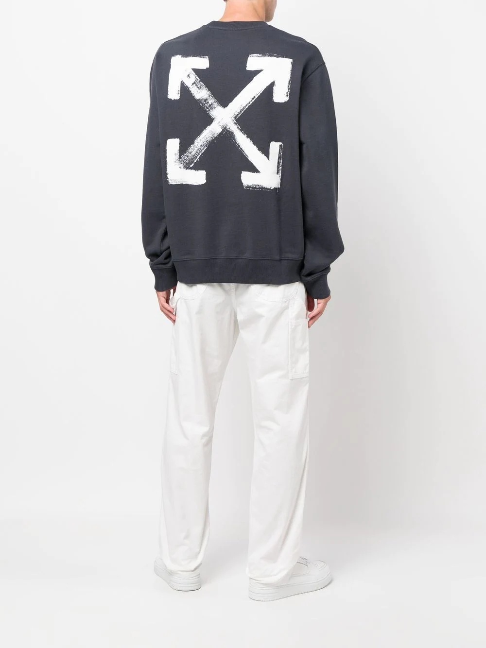 Arrows print crew neck sweatshirt - 2