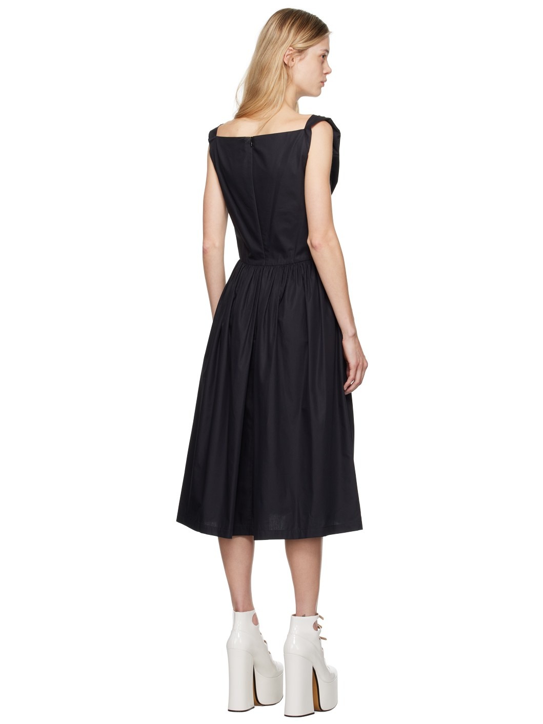 Black Sunday Midi Dress - 3