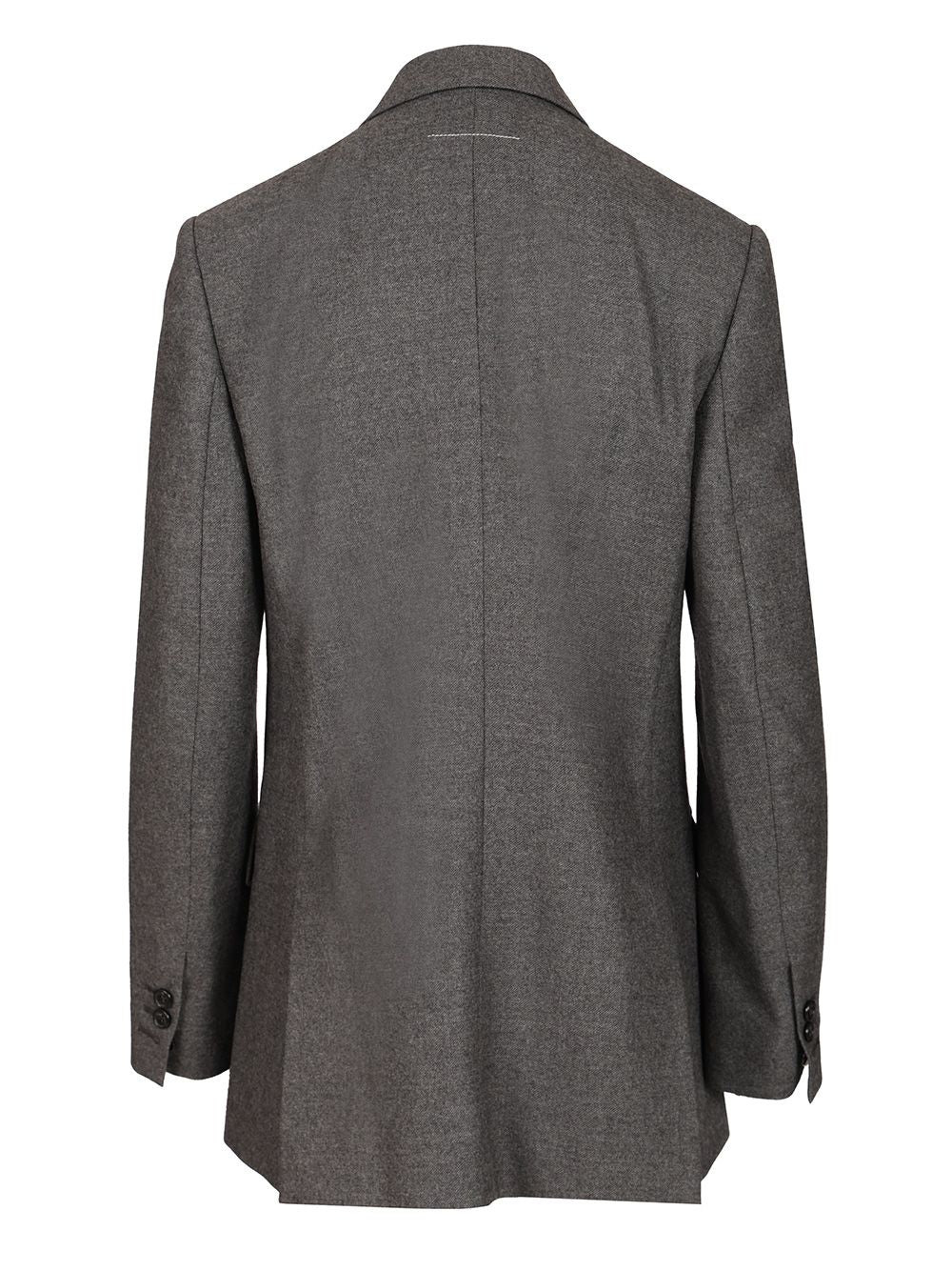 Double-Breasted Jacket Jackets Grey - 2