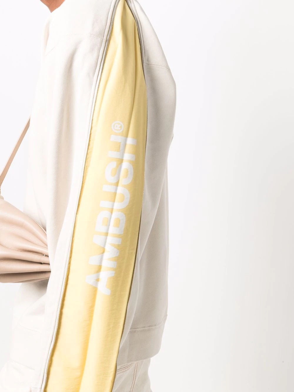 logo-print sleeve sweatshirt - 5