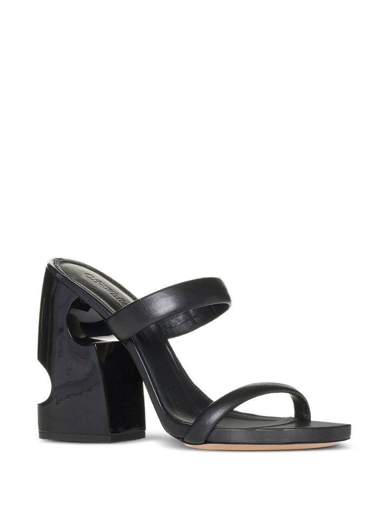 Off-White Pop Meteor 120mm cut-out mules outlook