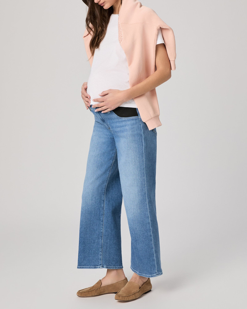 PAIGE Anessa Maternity Wide Leg Jean outlook