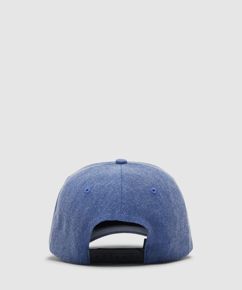 Noah Recycled denim core logo 5 panel cap outlook