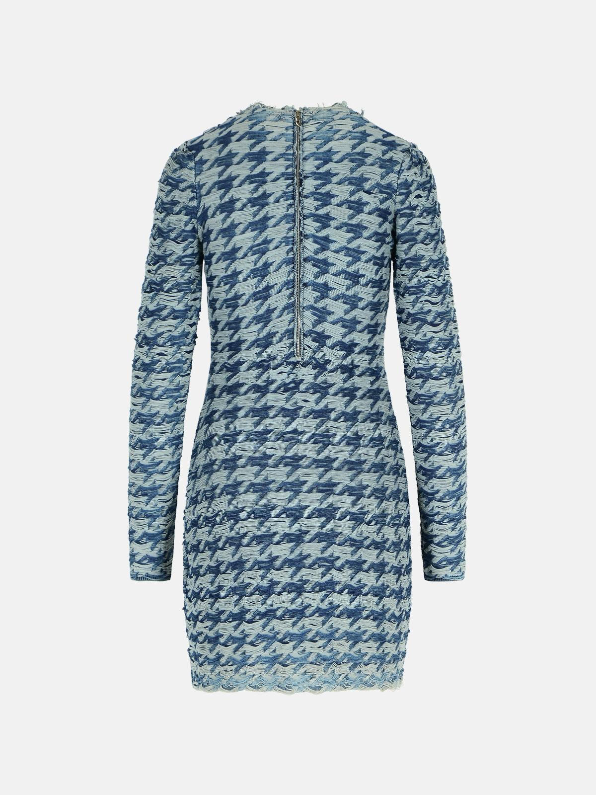 TWO-TONE COTTON DRESS - 3