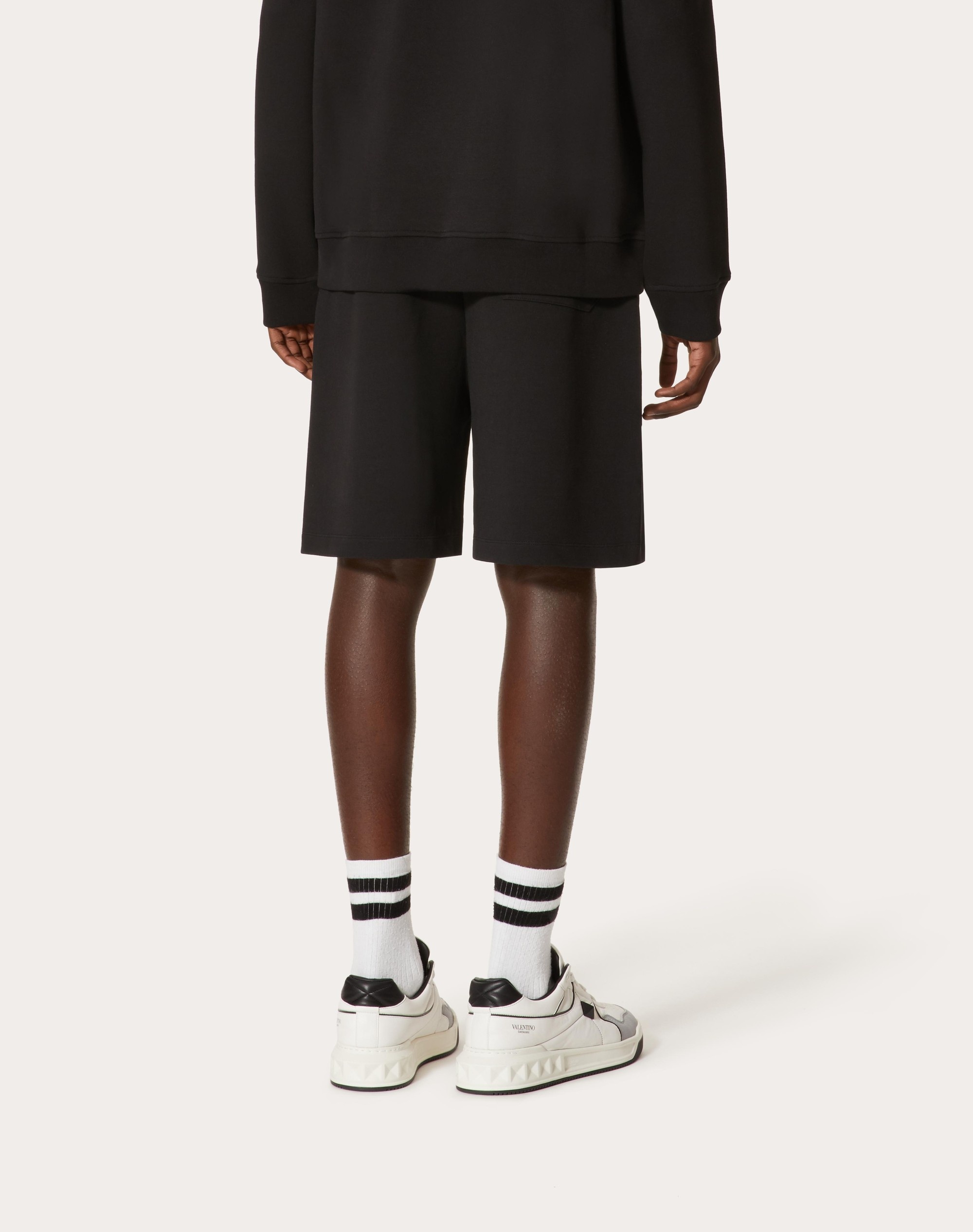 VLTN TAG BERMUDA SHORTS - 4