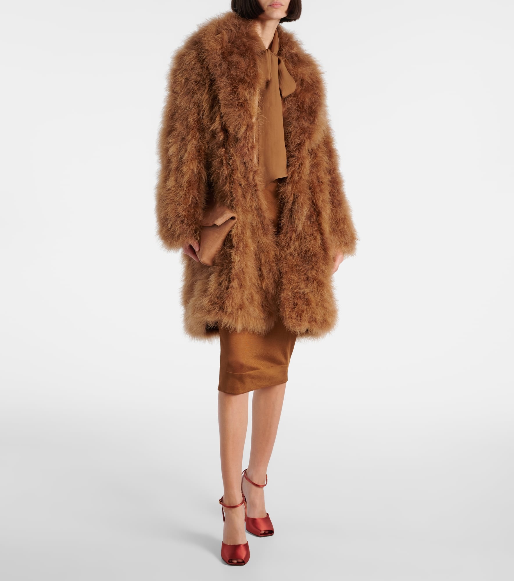 Feather coat - 2