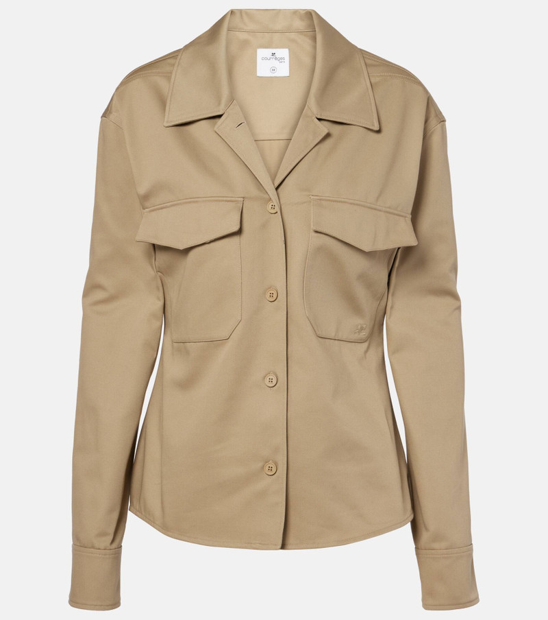 Gabardine shirt - 1