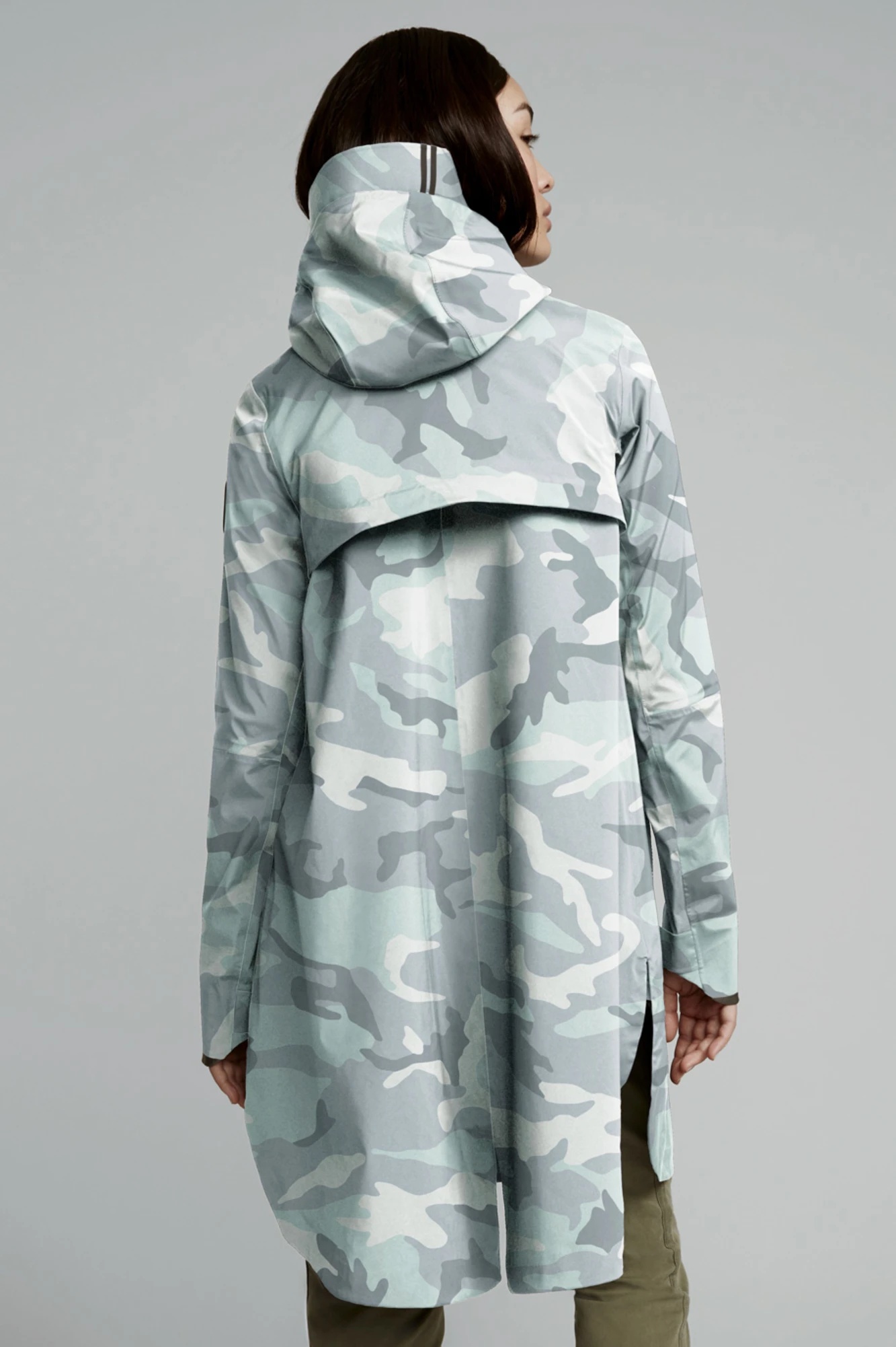 WOMEN'S KITSILANO RAIN JACKET BLACK LABEL PRINT - 7