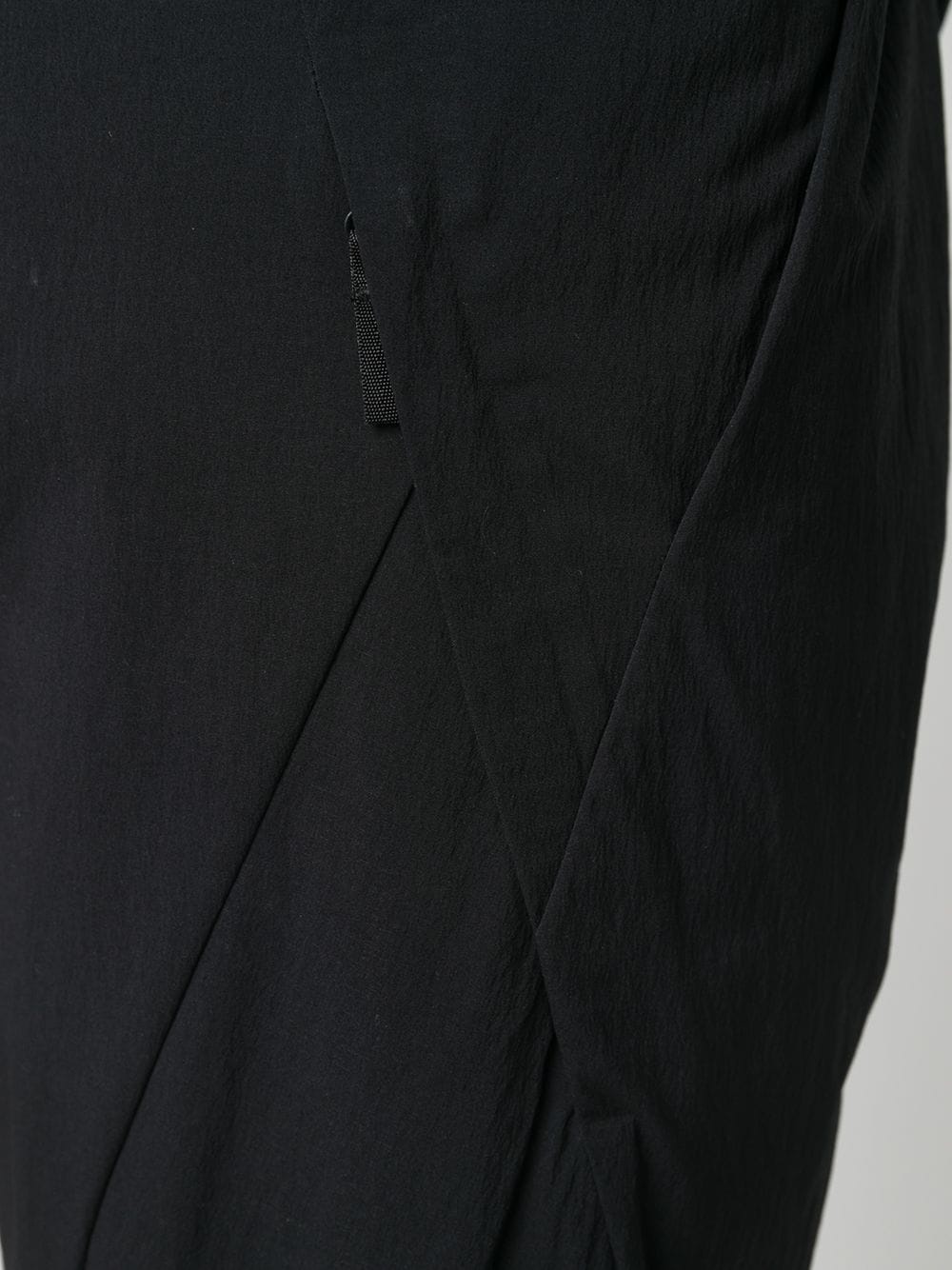 panelled straight-leg trousers - 5