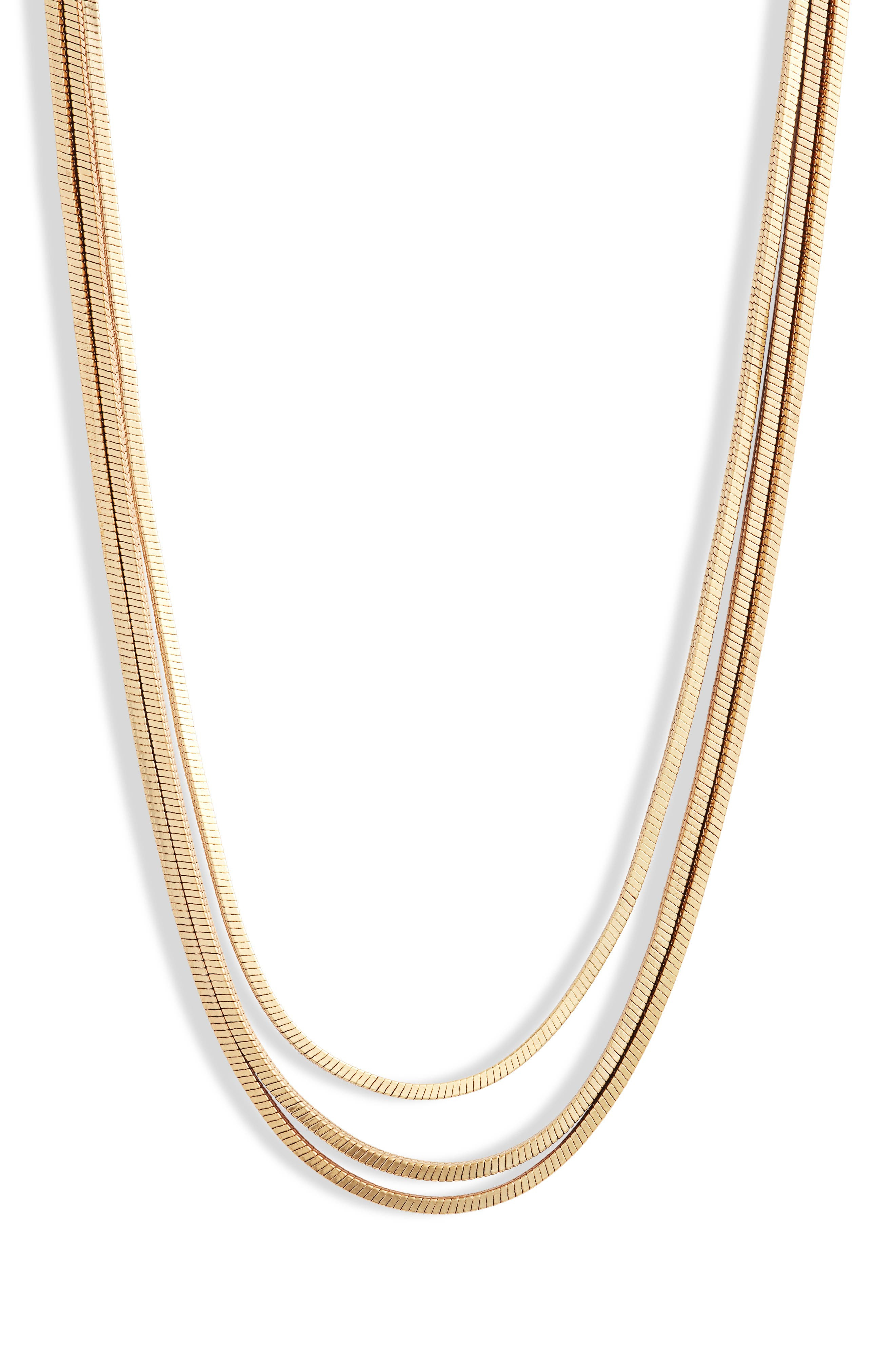 ROXANNE ASSOULIN Empire Slinky Layered Necklace in Gold at Nordstrom - 1