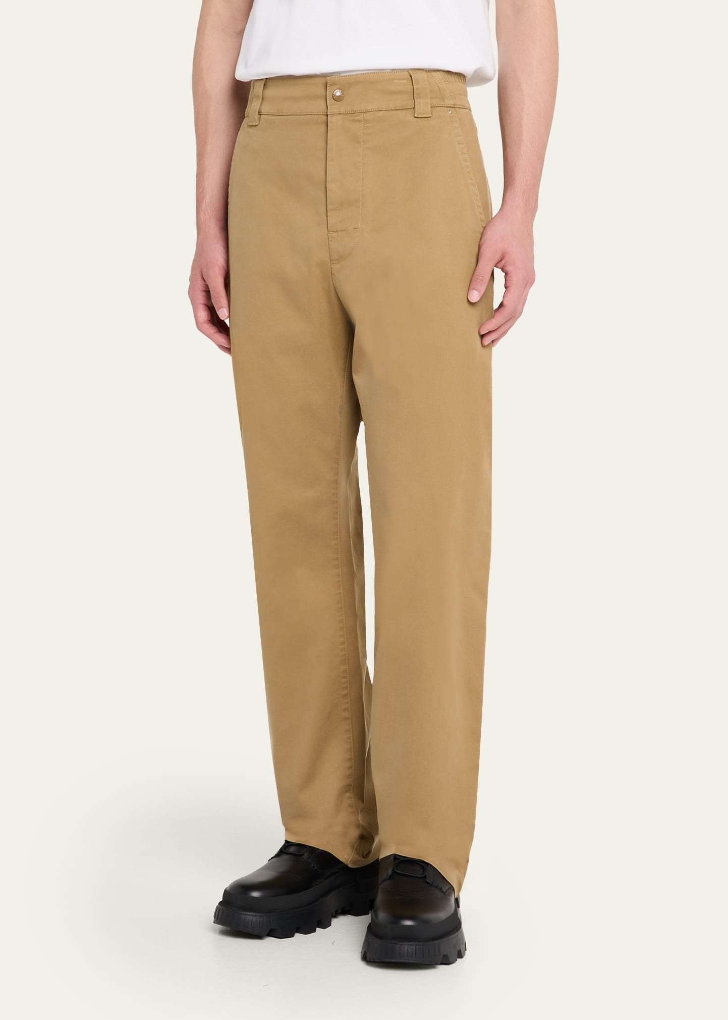Men's Archive Tan Stretch Jogger Trousers - 4
