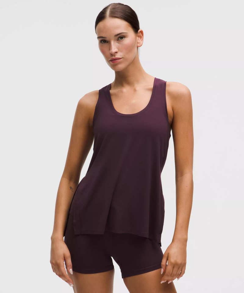 SilkAppeal Side-Slit Tank Top 1