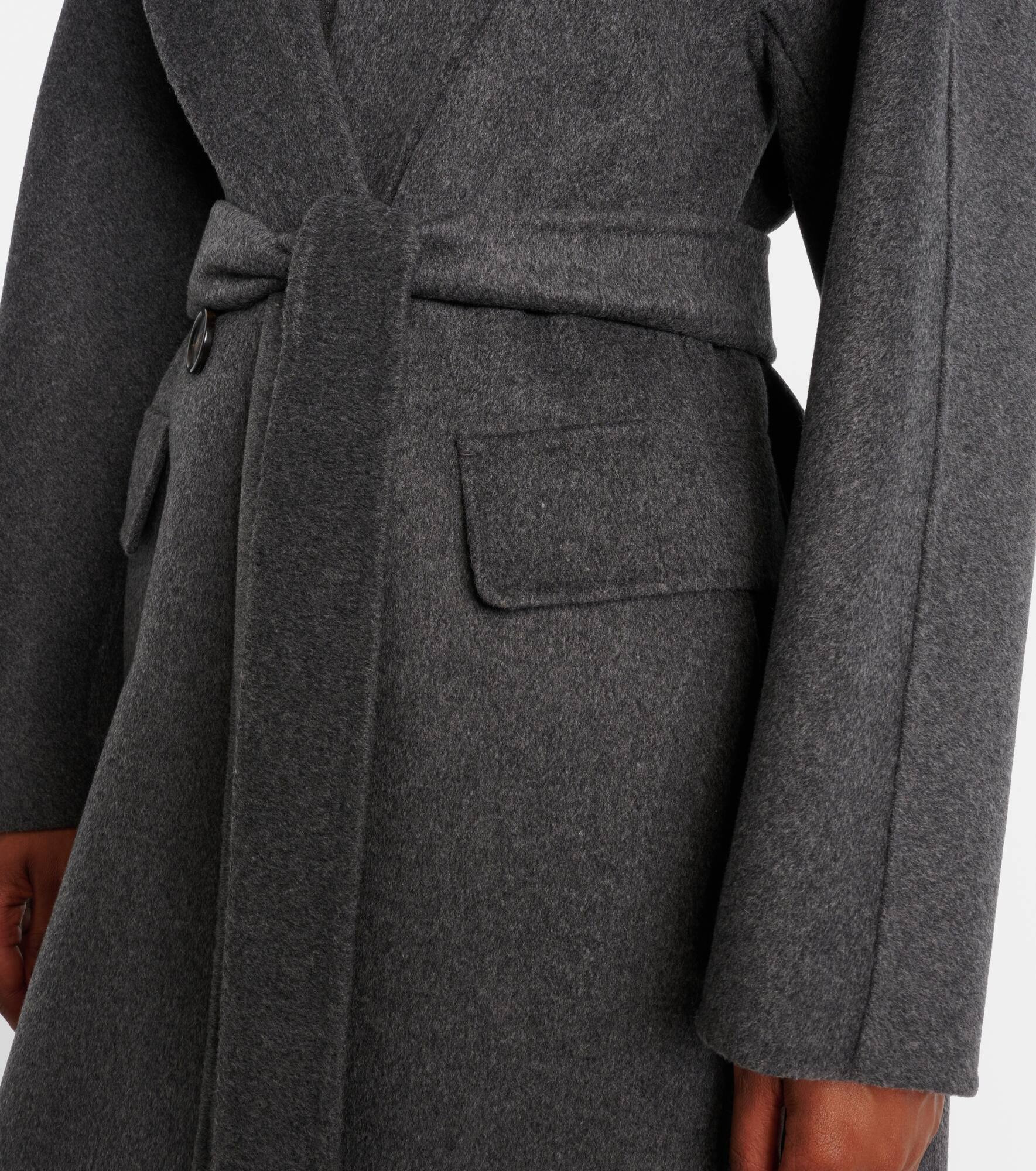 Cassia wool wrap coat - 5