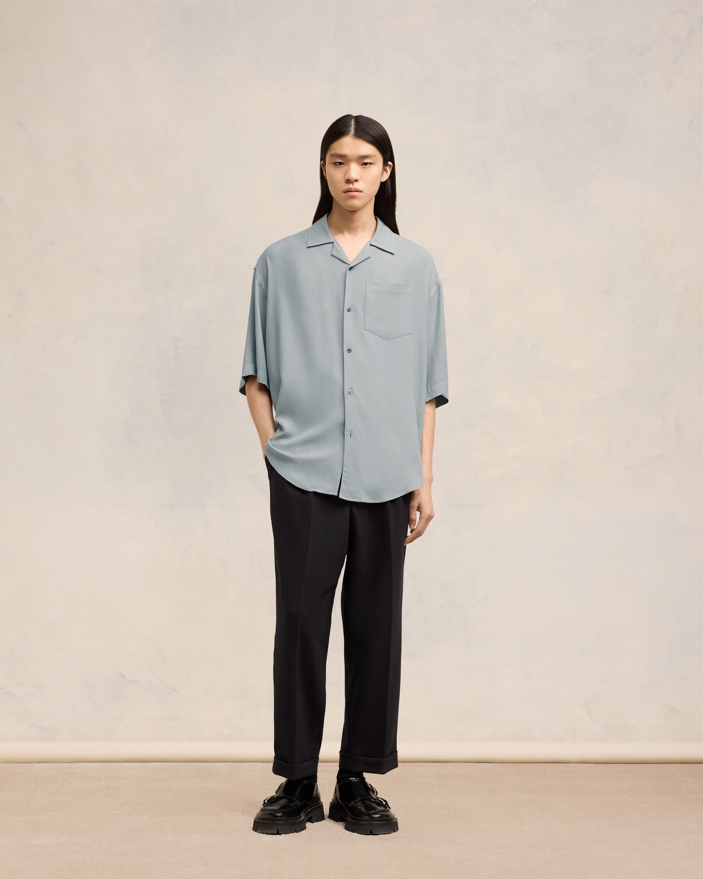 SHORT SLEEVE BOXY SHIRT - 2