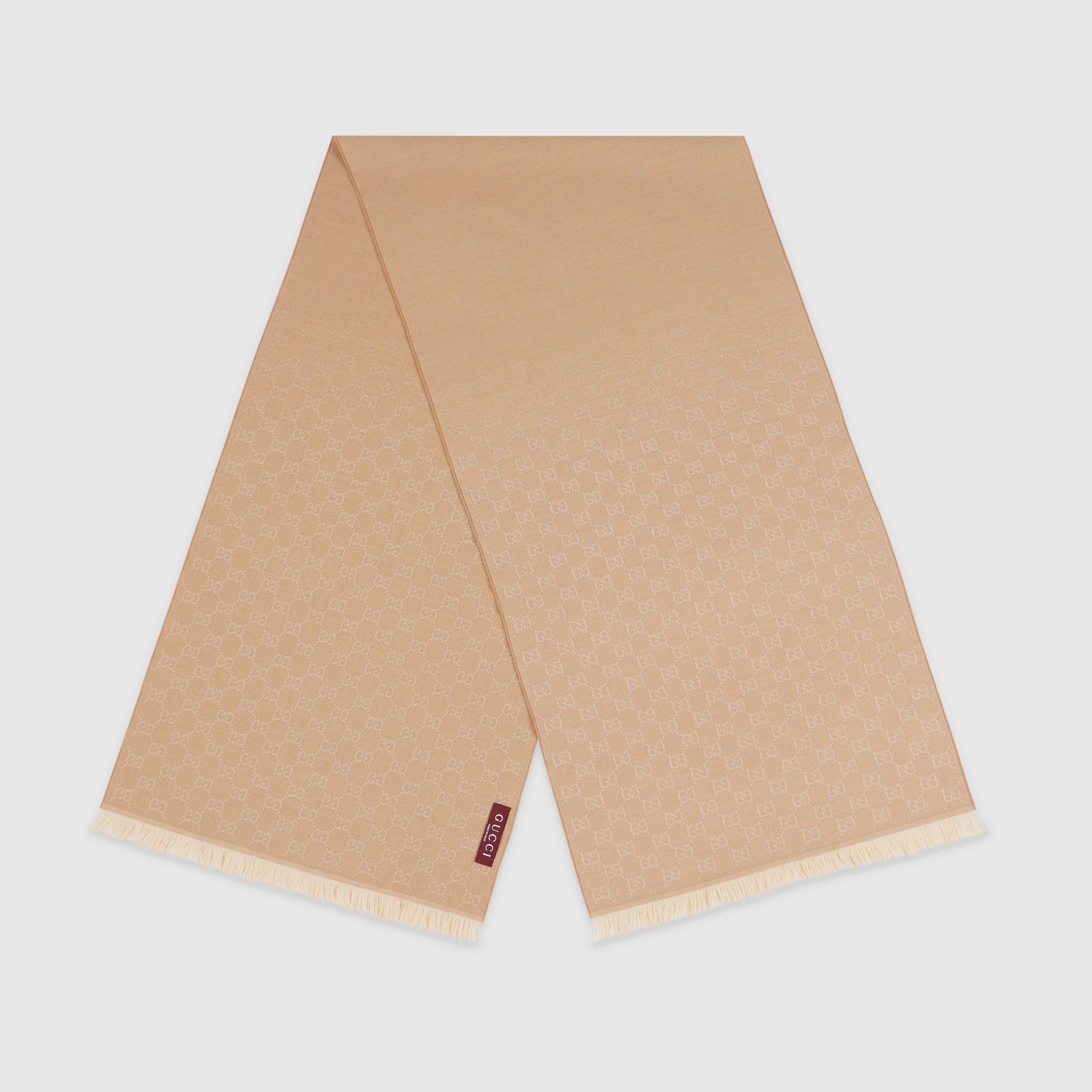 GG wool scarf - 2