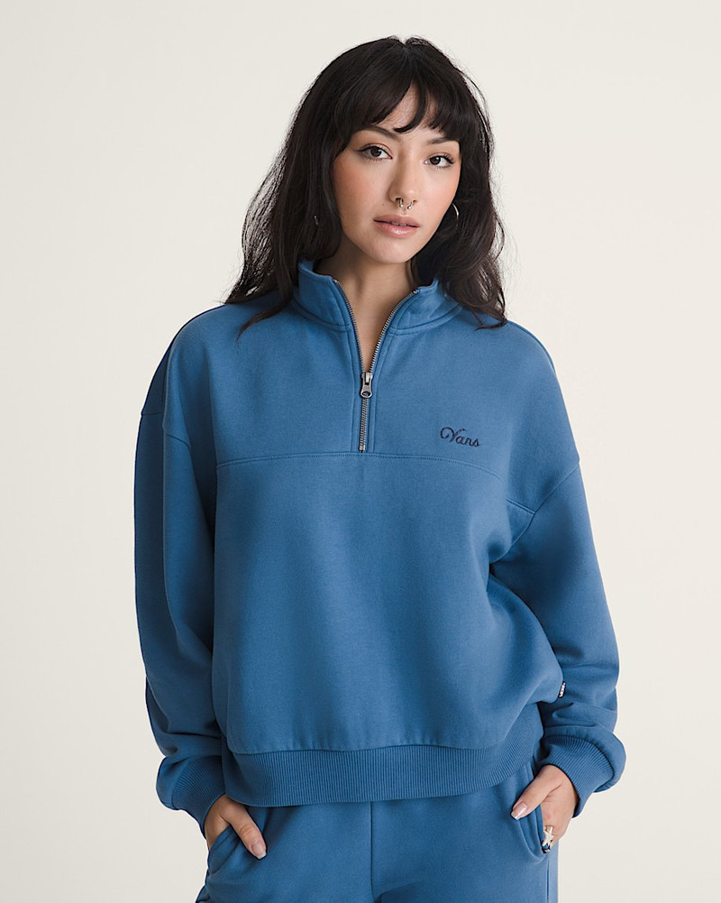 Script Logo Mock Neck Sweatshirt 3