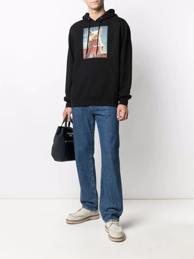 Sandro photograph print hoodie outlook