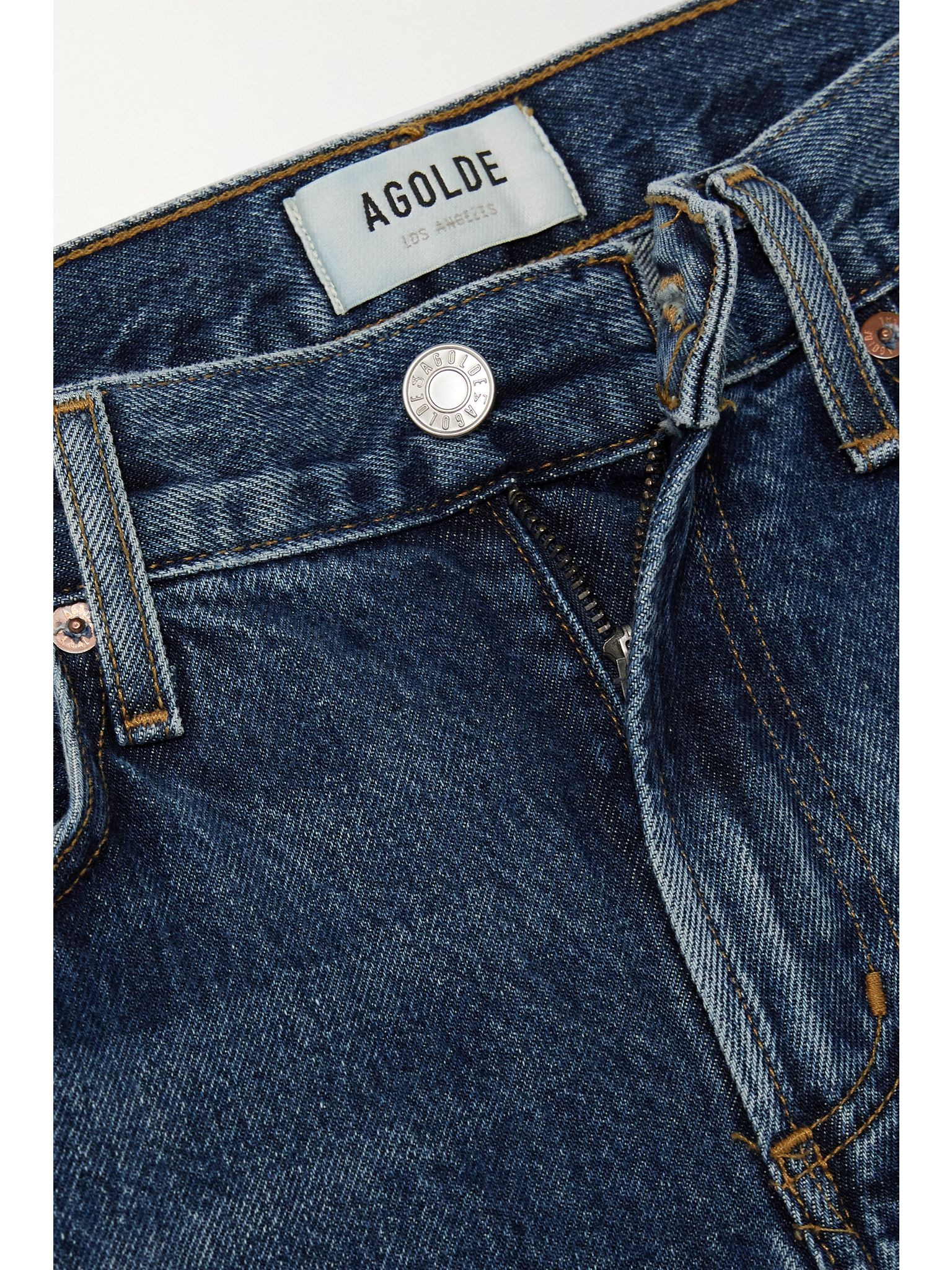 Clara Baggy low-rise wide-leg organic jeans Mid denim - 5