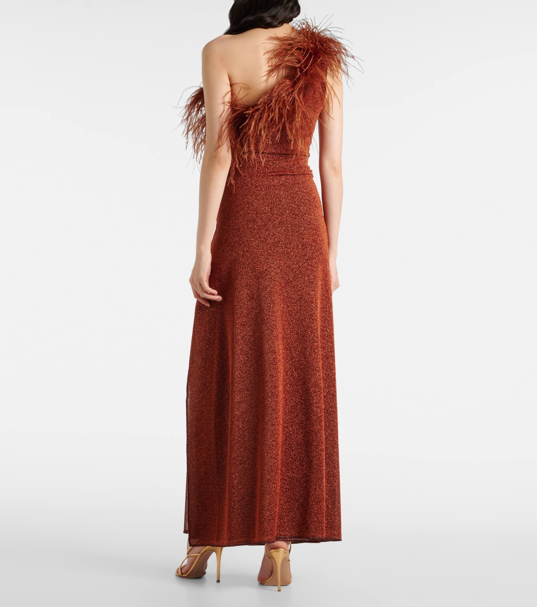 Lumière Plumage maxi dress - 3
