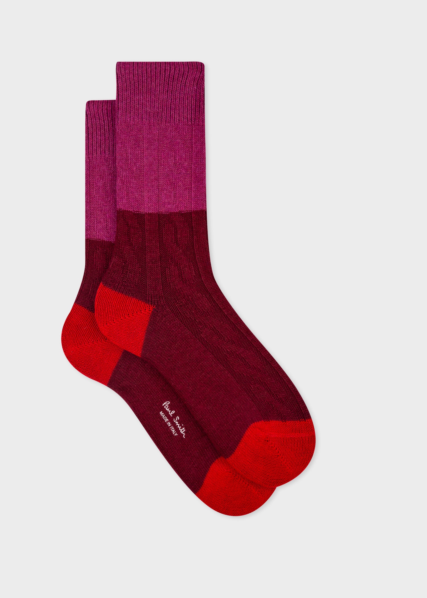 Cashmere-Blend Chunky Knit Socks - 1