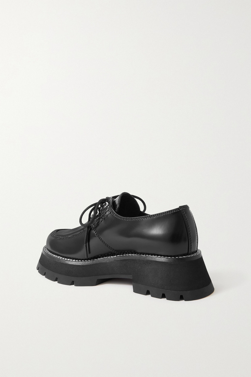 Kate leather platform brogues 3