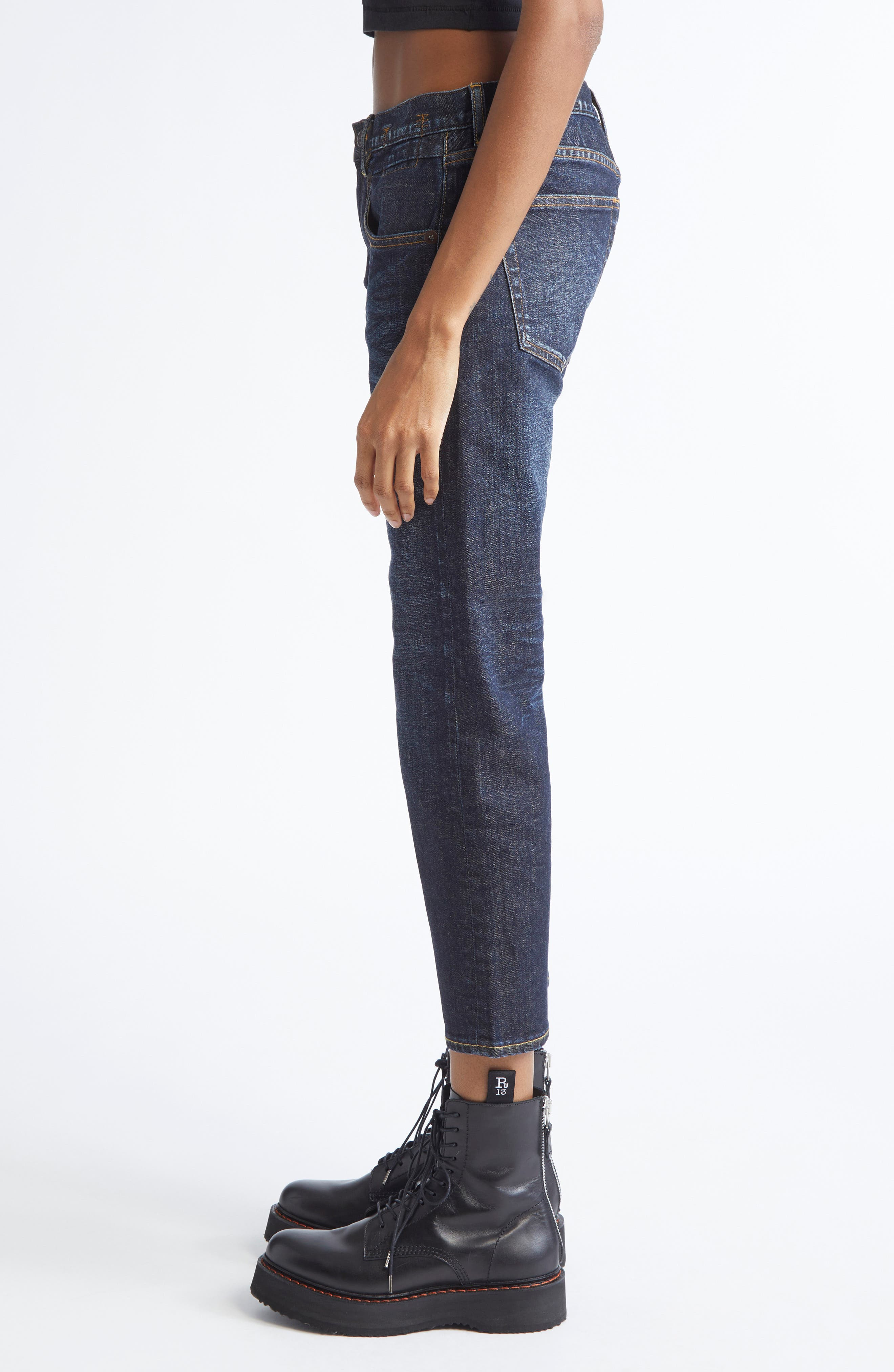 Boyfriend Straight Leg Jeans - 4