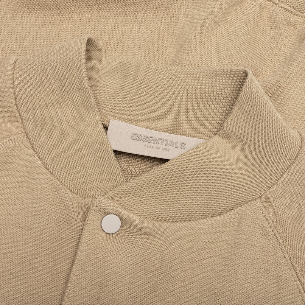 ESSENTIALS WOMEN'S 3/4 SLEEVE HENLEY - OAK - 3