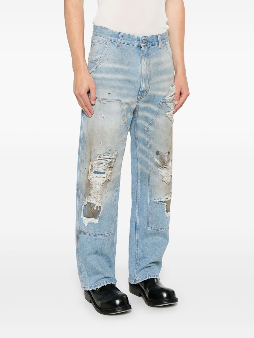 distressed jeans - 3