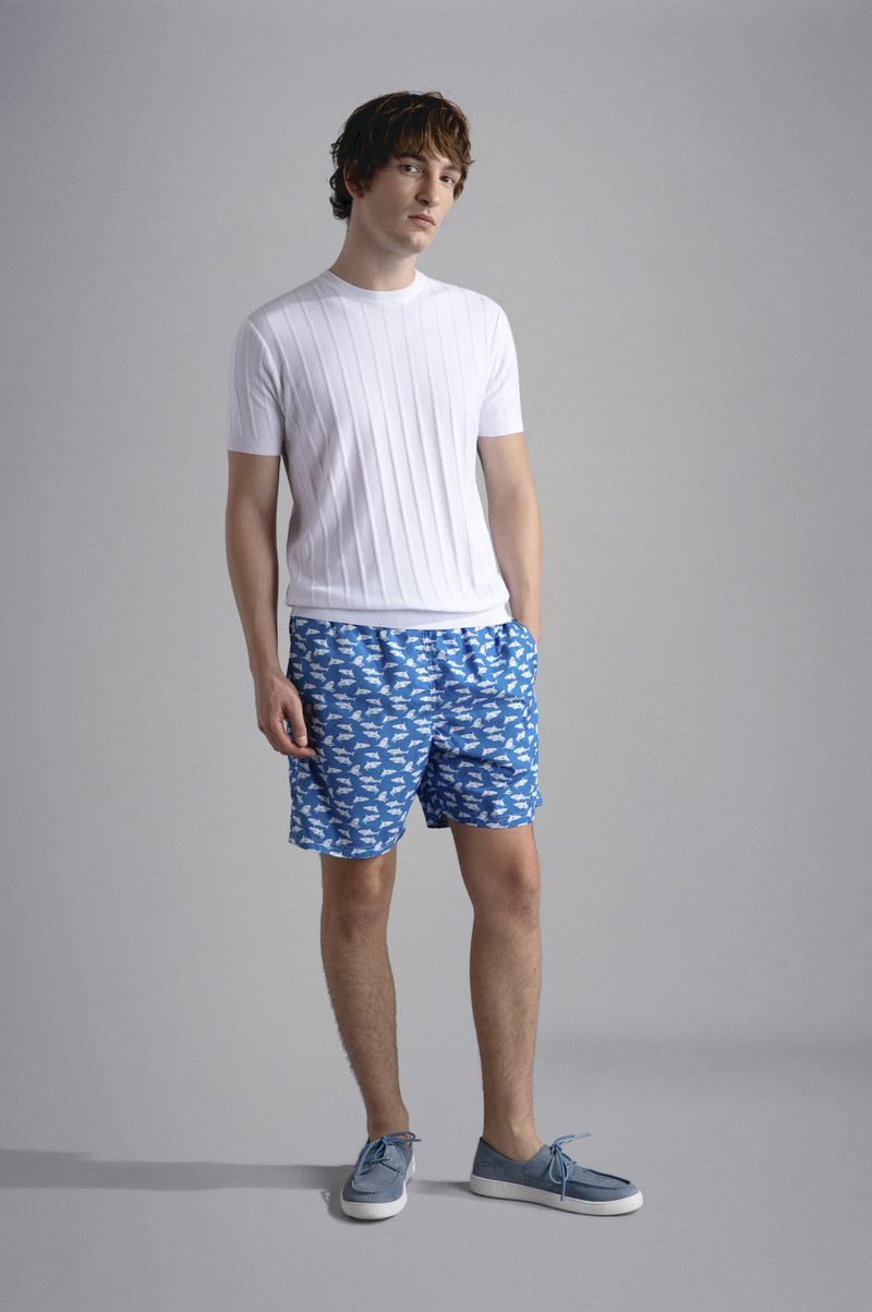 Paul & Shark SWIM SHORTS WITH SHARK PRINT outlook