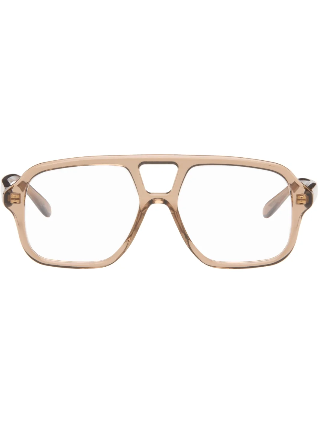 Brown Slim Optical Glasses - 1