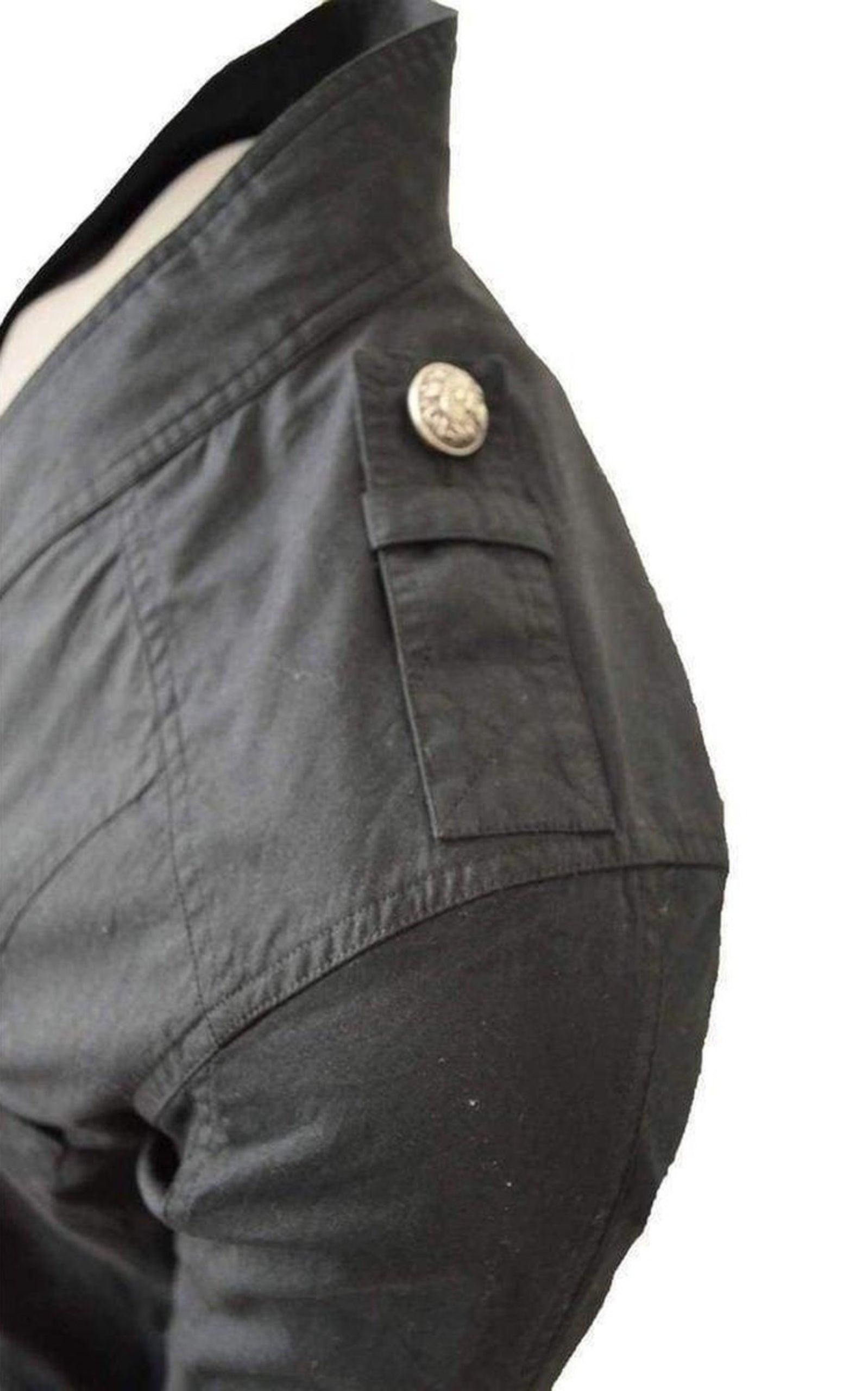 Black Shirt Double-breasted Jacket - 4
