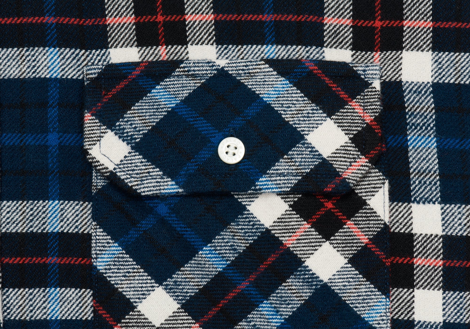 FLANNEL DROP SHOULDER SHIRT NAVY - 5