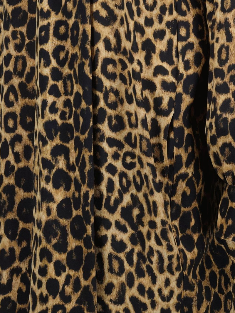 leopard-print tie-detail dress 4